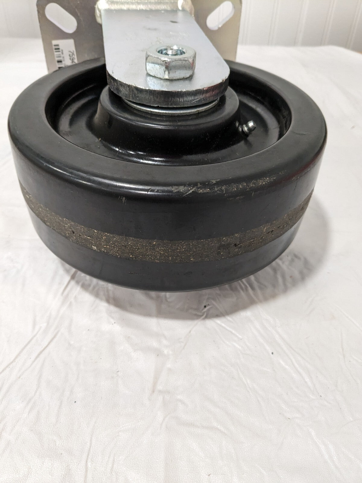 ALBION Rigid Top Plate Caster: Phenolic, 8" Wheel Dia, 3" Width Qty 2