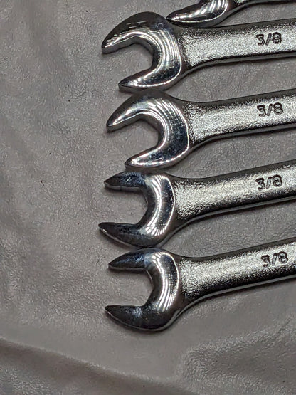 PROTO 3/8" Combination Wrench 7-23/32'' OAL, Steel, Satin Finish
