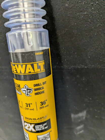 DeWALT Carbide-Tipped Rotary & Hammer Drill Bit 5/8" Dia, SDS-Max Shank DW5807