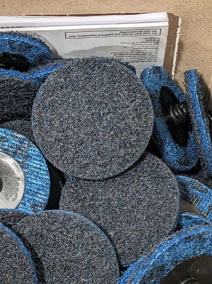 3M Quick-Change Disc Roloc TR, 2" Dia Premium Ceramic Alumina Qty 40 7100264173