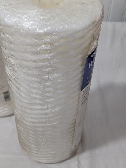 (4) Pentair Water Cartridge Filter: 4-1/2" OD, 9-7/8" L, 50 micron WPX50BB97P