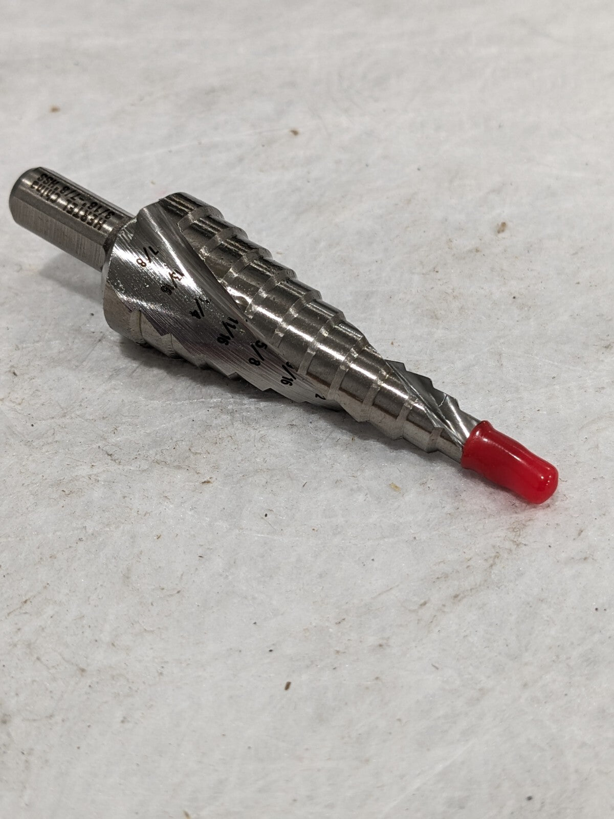 HERTEL Step Drill Bit: 3/8" Shank Dia, High Speed Steel, 12 Sizes 43274745