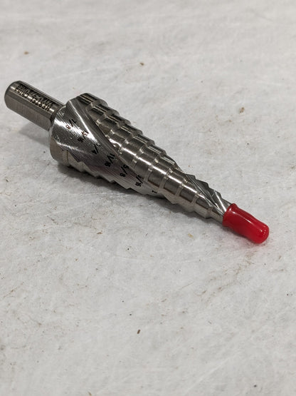 HERTEL Step Drill Bit: 3/8" Shank Dia, High Speed Steel, 12 Sizes 43274745