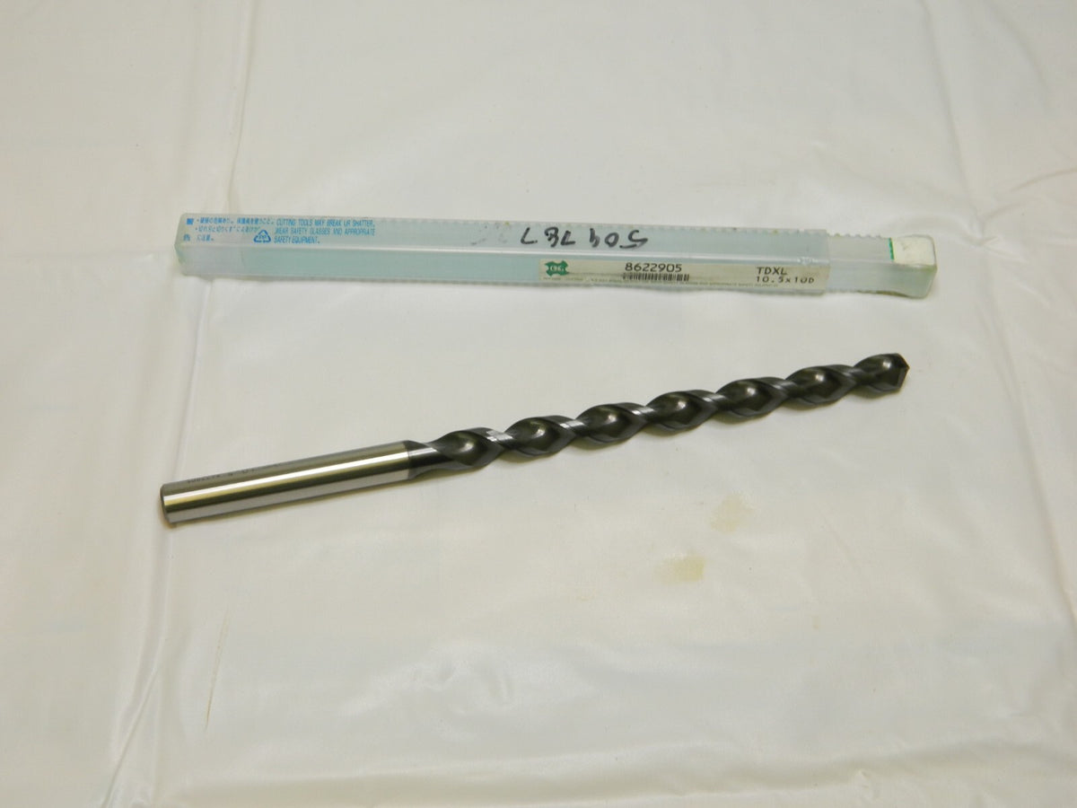 OSG 10.5mm 120° Spiral Flute Cobalt Taper Length Drill Bit 8622905