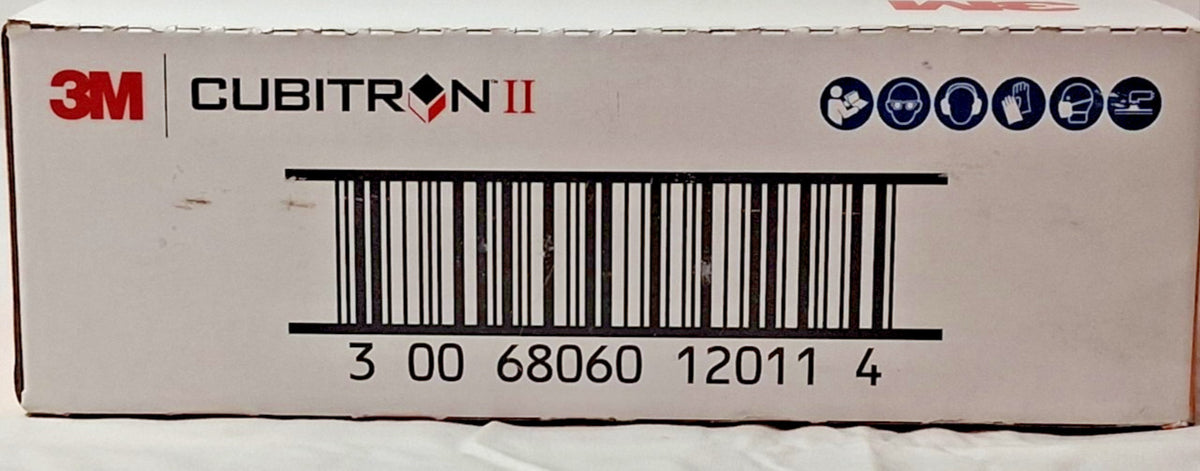 3M Precision Shaped Ceramic Hook &amp; Loop Disc 6" Dia 320 Grit QTY50 1201