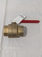 Full-Port Ball Valve: 1-1/2" Pipe, Full Port, Brass, 600 WOG  TXN150