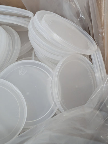 E-Z Mix 1/2 PINT WHITE 100/PK PLASTIC LID 70008L