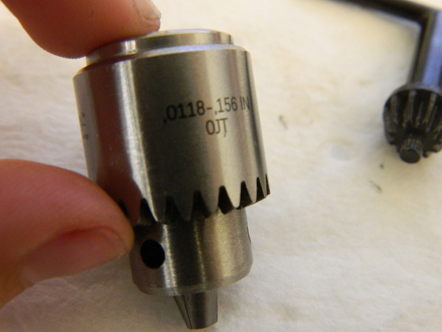 ACCUPRO Drill Chuck: 1/64 to 5/32 Capacity, Tapered Mount, JT0 CY0041200