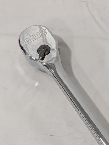 Proto Ratchet: 1/2" Drive, Pear Head 18" OAL, 90 Gear Teeth J5450HTC