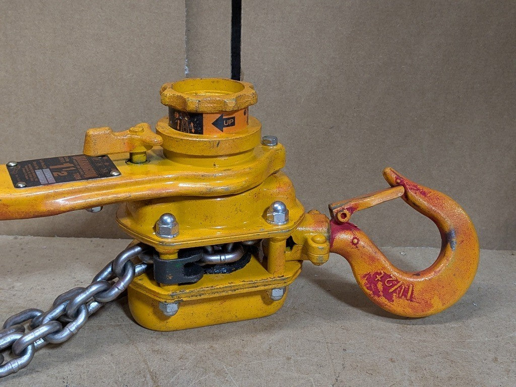 Harrington Lever Chain Hoist 3000 lb Capacity 10ft Lift LB015-10 Parts / Repair