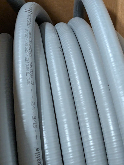 Electri-Flex Co. Flexible Liquidtight Conduit 1/2" Trade Size, 50' Long 11116