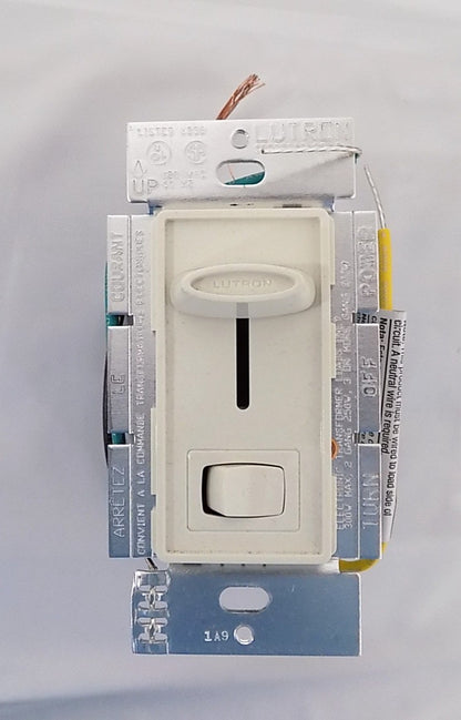 Lutron SELV-300P-LA Skylark 300W Electronic Low Voltage Preset Dimmer LT Almond