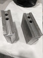 H & R Mfg Serrated Square Soft Lathe Chuck Jaws 2Pk 1.5mmx60° HR112-5.0-OP