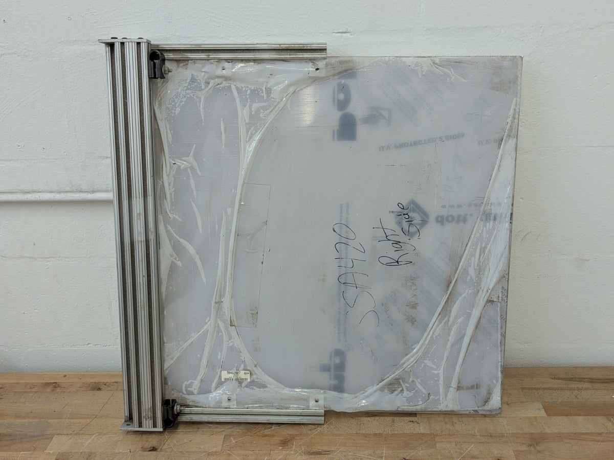 Rockford 24" x 24" Rear Right-Side Shield w/ Mount for Milling Machine SSA420