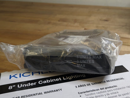 Lot of 8 Kichler Xenon Under Cabinet Light Fixture 8 In. 12V Textured Bronze