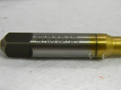 Widia 3/8-16 UNC H5 TiN Coated Vanadium HSS Thread Forming Tap QTY 2 19847