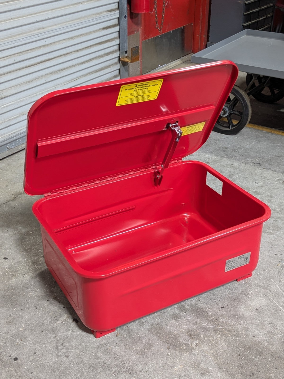 Free Standing Recirculating Parts Washer 12 Gallon Capacity 115v Pump
