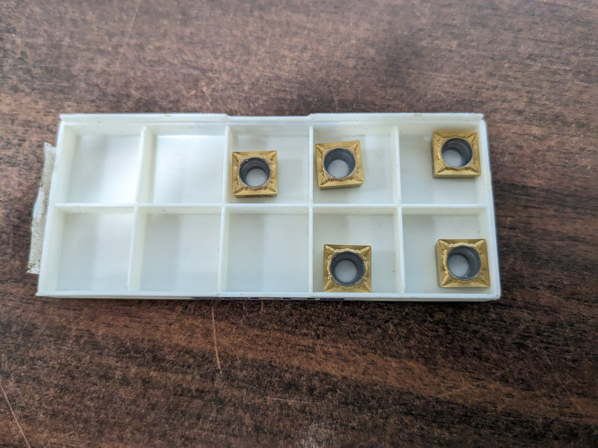 SECO Turning Insert 5pk SCMT32.51-F1 CP500, Solid Carbide 00099707