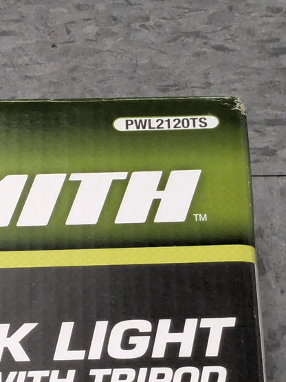 PowerSmith 12,000 Lumen Dual-Head LED Work Light w/ Tripod PWL2120TS