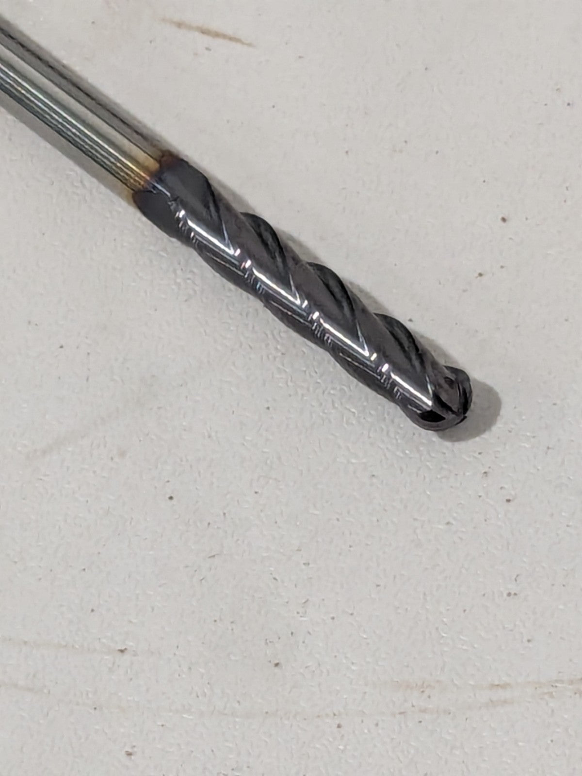 Niagara Cutter Ball End Mill: 3/16" Dia, 1" LOC, 4 Flute 17001836