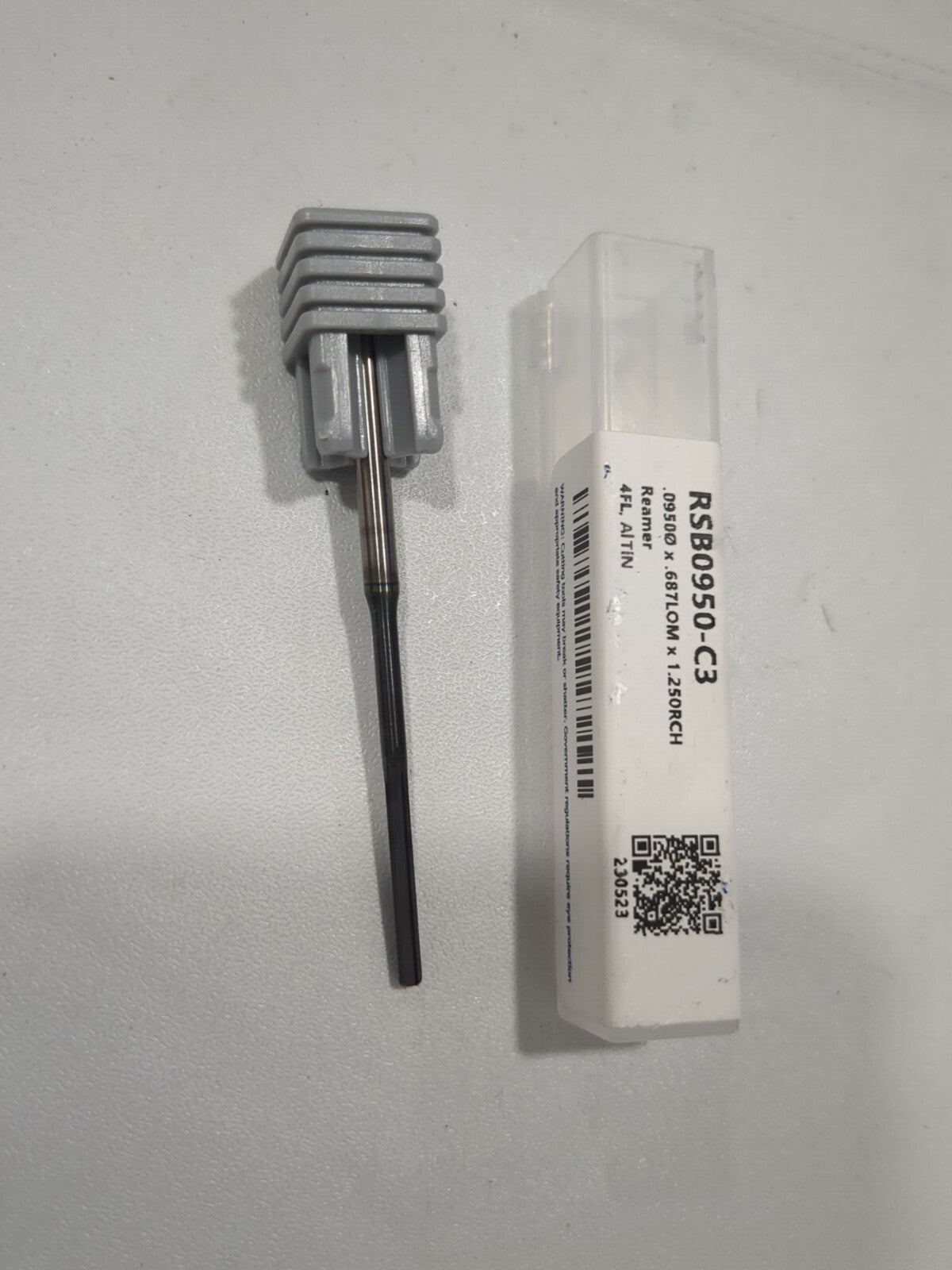 HARVEY TOOL Chucking Reamer0.0950"Dia StraightCylindricalShank Carbide RSB0950-C