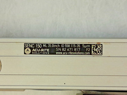 Acu-Rite DRO Linear Scale 30" Max Measuring .000200" Resolution 558115-30
