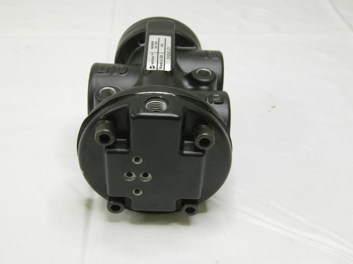 NORGREN Mechanically Operated Valve: Poppet, 3/4" Inlet/Outlet D1025C-CY