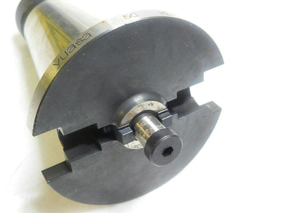 Yuasa Shell End MIll Arbor w/International Taper NMTB50 Taper 1/2" Pilot 502-501