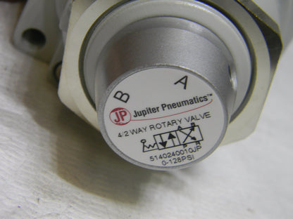 Jupiter Pneumatics Manual Mechanical Valve 3/8" NPT 4Way 5140240010JP