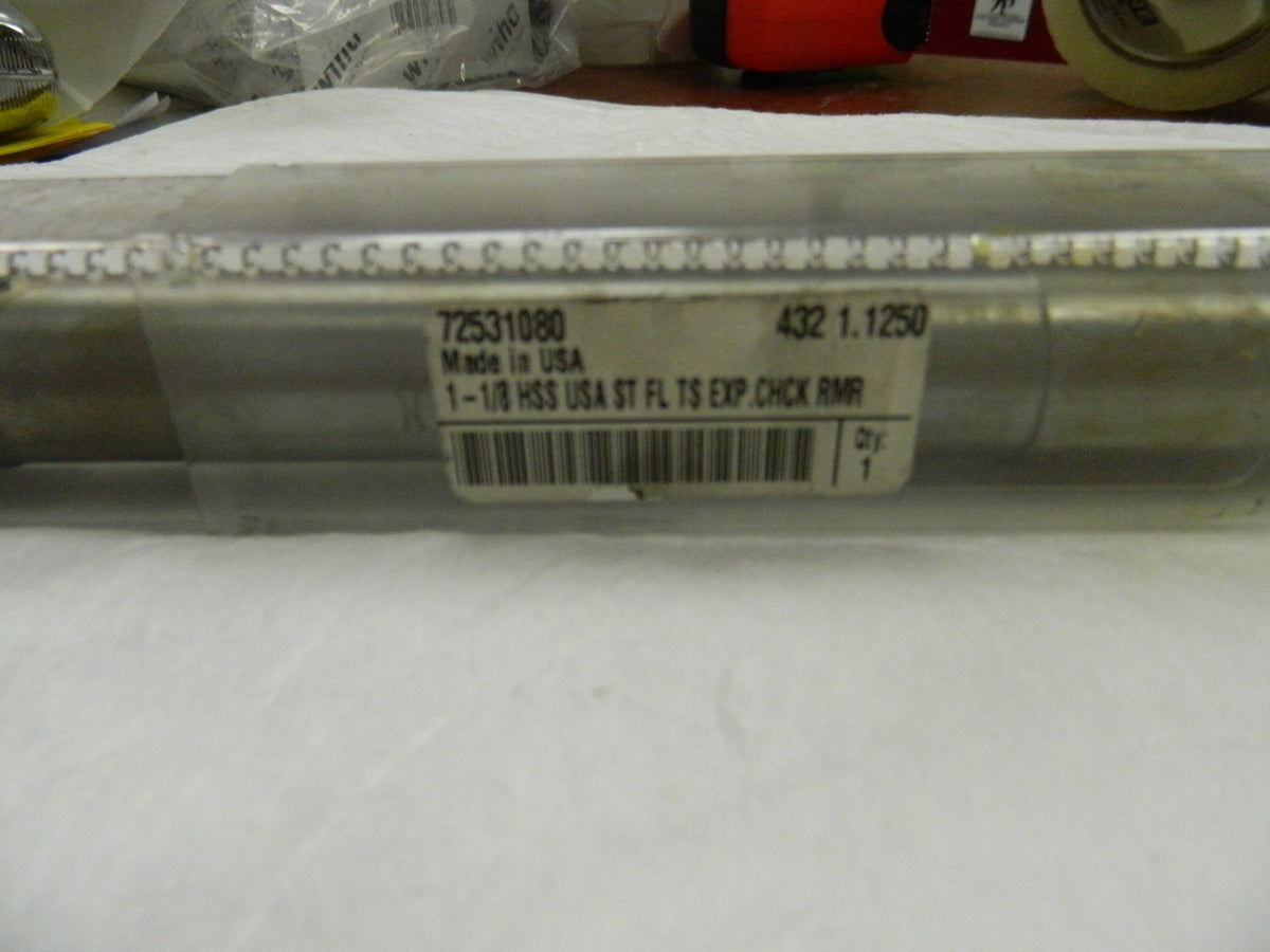 Yankee #432 1.1250 1-1/8" 3MT Morse Taper Shank 8FL Machine Expansion Reame