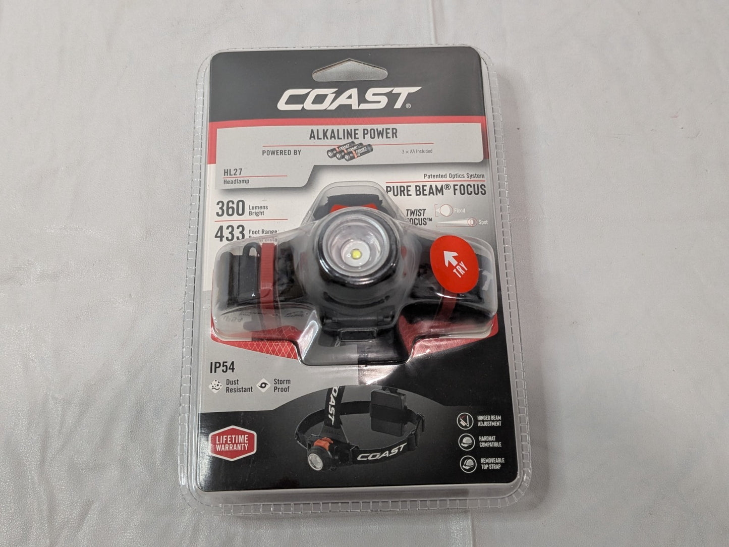 Coast HL27 Focusing LED Headlamp 19722