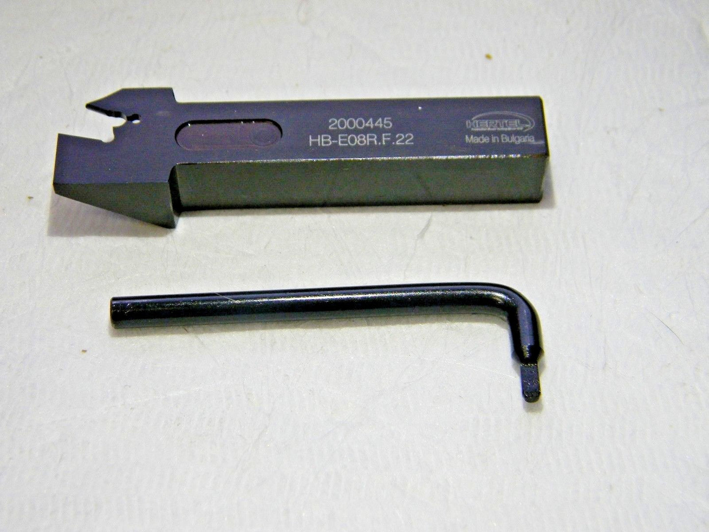 Hertel 1.1800" Right Hand Indexable Cutoff Toolholder HB-E08R.F.22  2000445