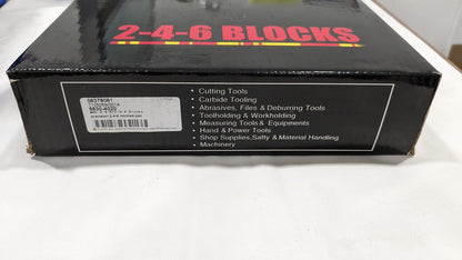 MHC Hardened Steel 2 - 4 - 6 Setup Blocks  Match Ground Pair 6630-4020
