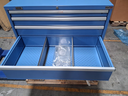 Lista Steel Tool Roller Cabinet 5 Drawers 40-1/4" Wide XSHS07500505MBB