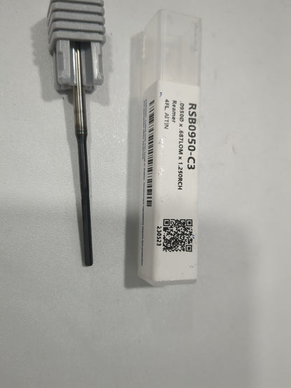 HARVEY TOOL Chucking Reamer0.0950"Dia StraightCylindricalShank Carbide RSB0950-C