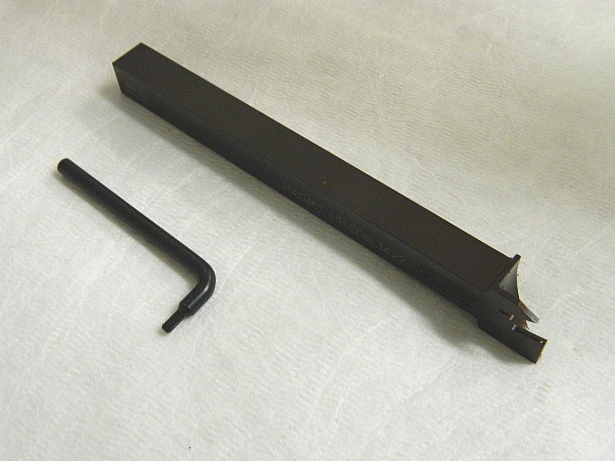 Hertel Indexable Cutoff Toolholder 1/2" x 1/2" x 6" HB-E08L.M.22 2000467