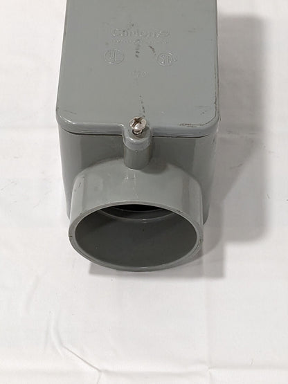 Carlon LB Body, 2" Trade, IMC, Rigid PVC Conduit Body E986J