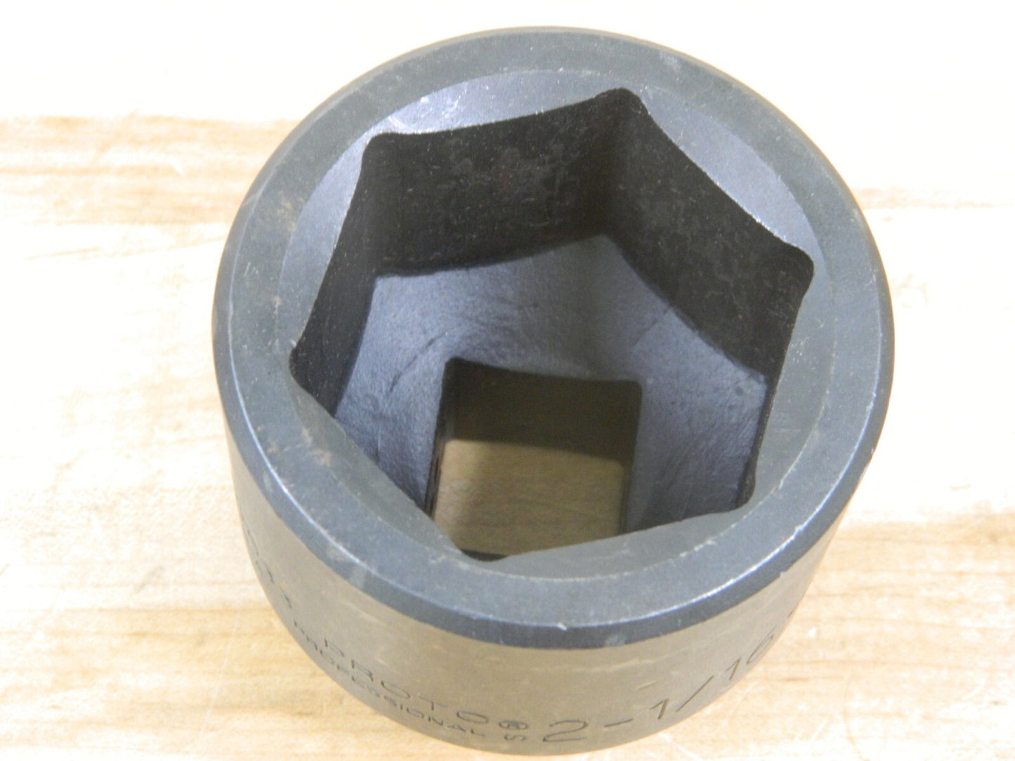 PROTO Impact Socket: 1" Drive 6-Point, 3-3/32" OAL Size 2-1/16" J10033