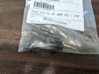 APEX Impact Socket: 3/8" Drive, Square Drive 9pk 10MM13