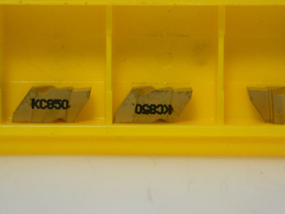 Kennametal Carbide Grooving Insert NGP2125L Grade KC850 3.18mm Qty 5 1114931