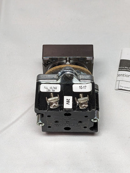 Eaton Cutler-Hammer Compact Pushbutton Indicating Light 28V/120V E30BS