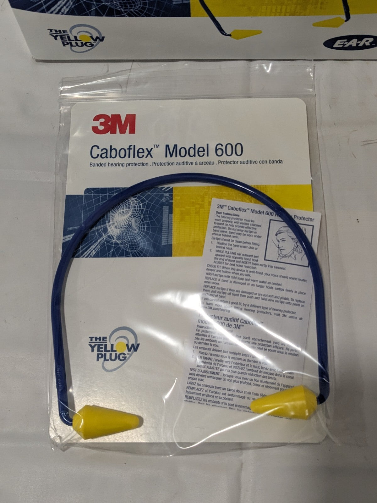 3M Earplugs: 17 dB, Foam, Tapered, Push-In, Banded, Reusable Qty 9 7000002297