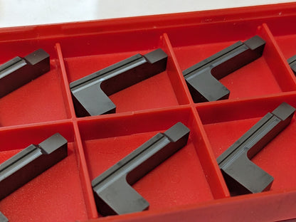 SANDVIK COROMANT Grooving Insert 10pk RG123HBG H13A, Solid Carbide 5741172