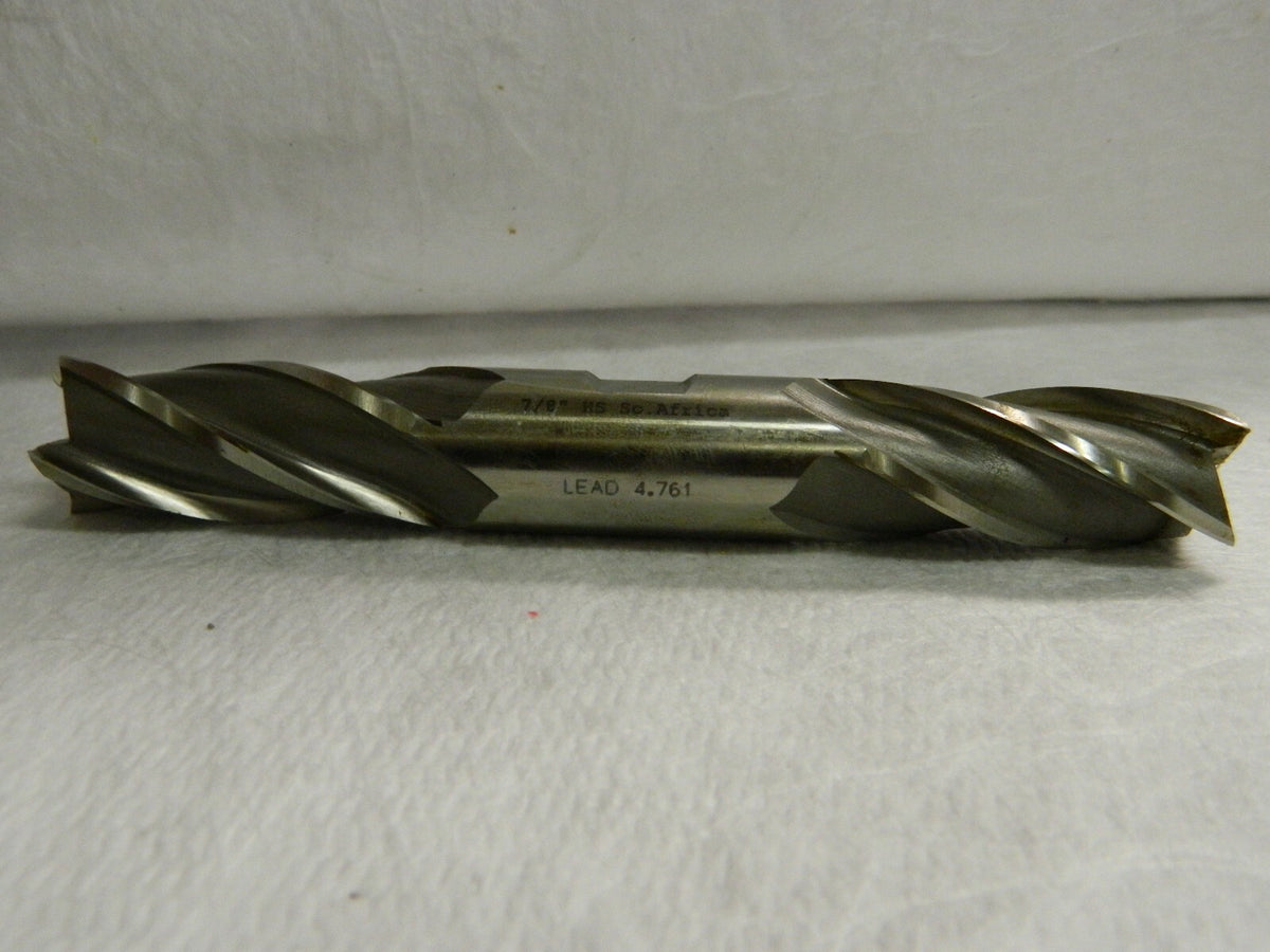 Putnam 4FL HSS 7/8" x 1-7/8" x 6-1/8" DoubleEnded Square End Mill