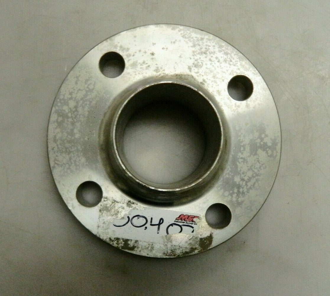 Merit Brass Weld Neck Pipe Flange 2-1/2" Pipe 7" OD Stainless Steel AC