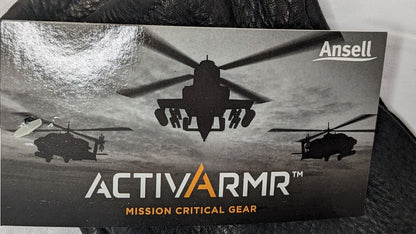 3 PAIRS ANSELL ActivArmr Deerskin Driver’s Utility Gloves Black Large 46-303