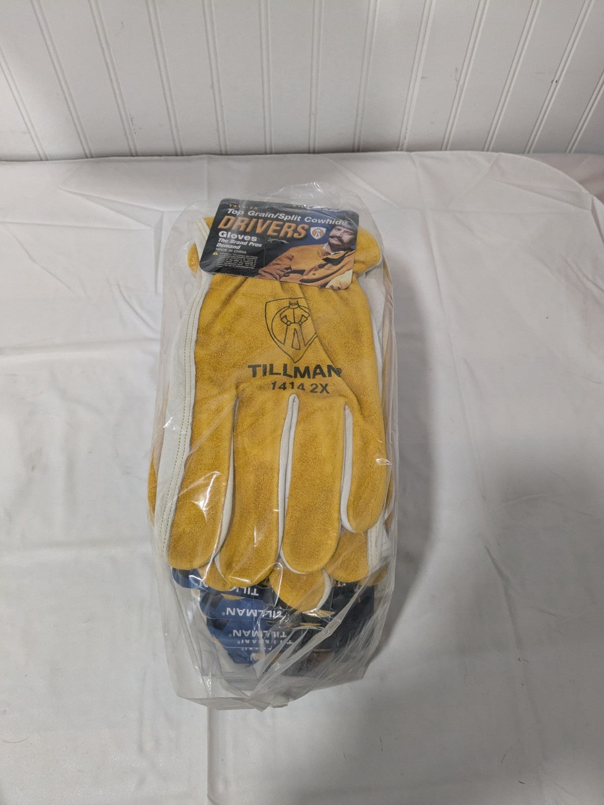Tillman Top Grain & Split Cowhide Back Drivers Gloves, 2XL Qty 12 Pairs 14142X