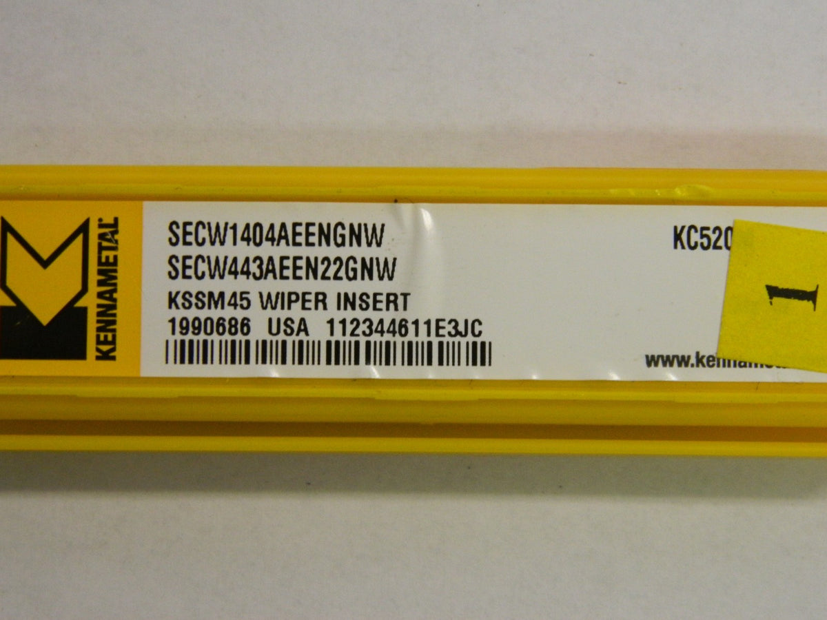 Kennametal  Kc520m Carbide Milling Inserts QTY 3 1990686