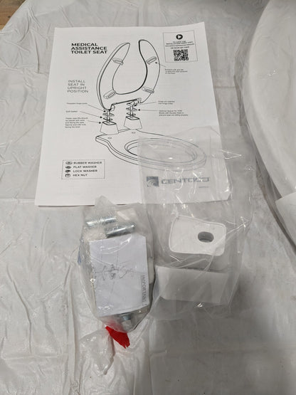 CENTOCO Raised Toilet Seats Type: ADA Handicap Accessible HL500STSCC-001