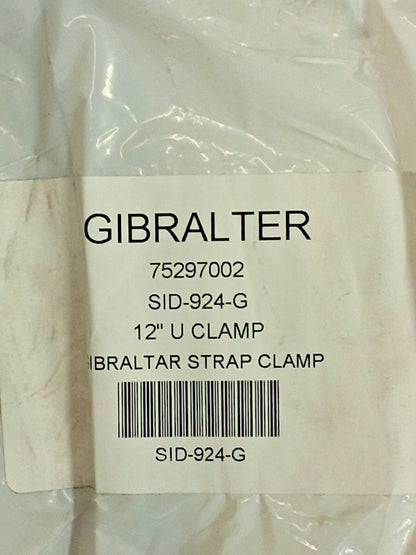Gibraltar Forged Steel U Shaped Strap Clamp 3-1/4" Wide x 1-3/8" High SID-924-G